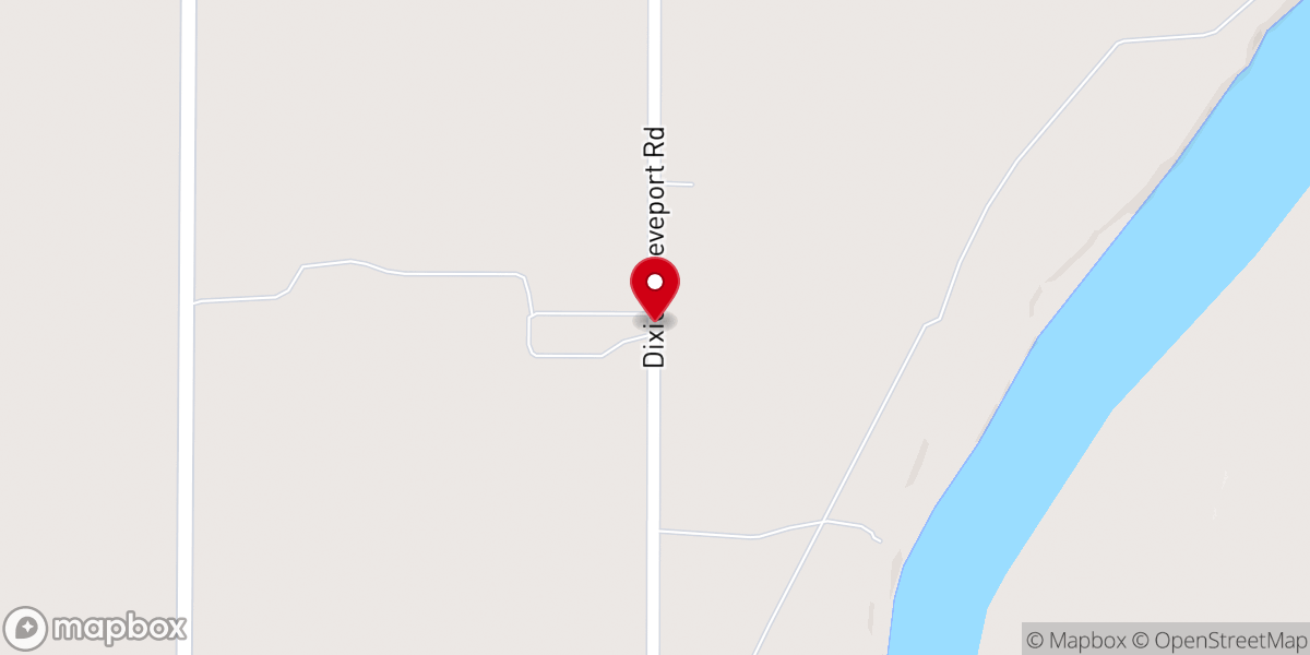 Map showing location of St Paul CME