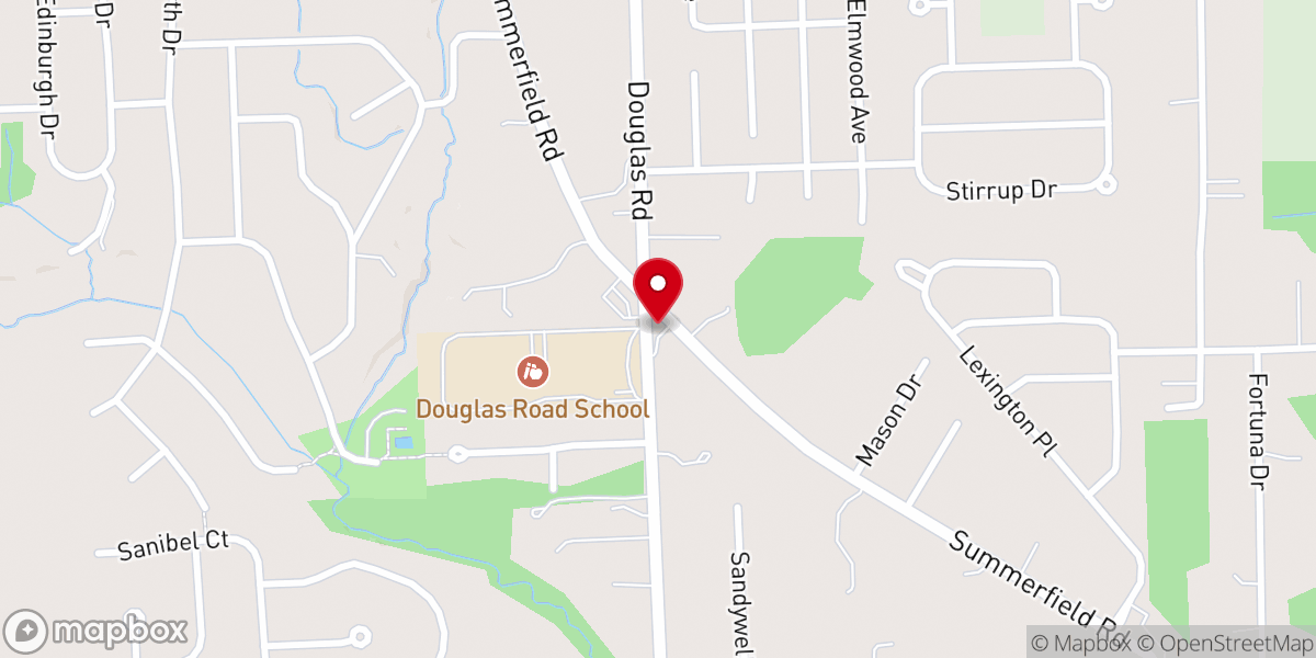 Map showing location of Engage Life Church