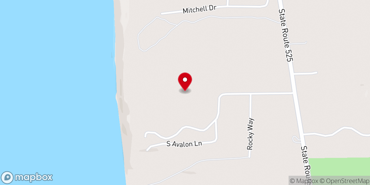 Map showing location of Island Construction Company