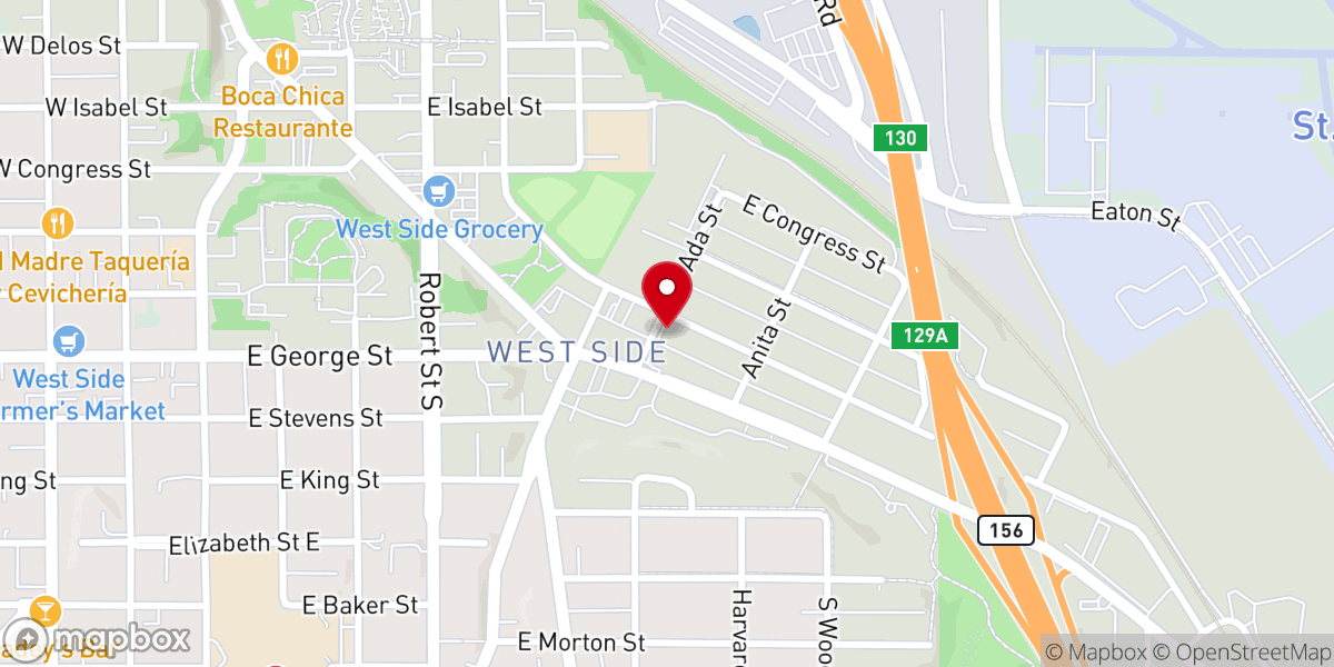Map showing location of St. Gabriel Eritrean Orthodox Tewahedo Church