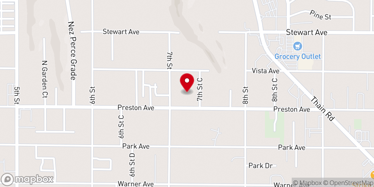 Map showing location of Living Word Missionary Baptist