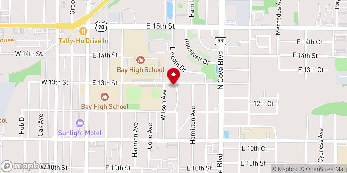 Map showing location of Carr S Memorial Prayer Chapel