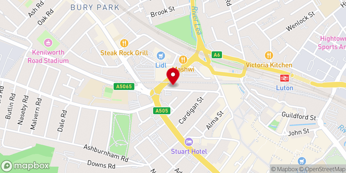 Map showing location of RCCG Strong Tower