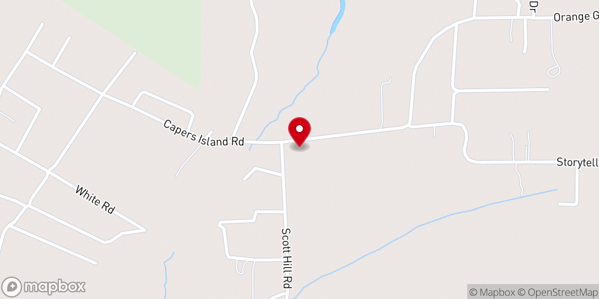 Map showing location of Scott New Church of Christ