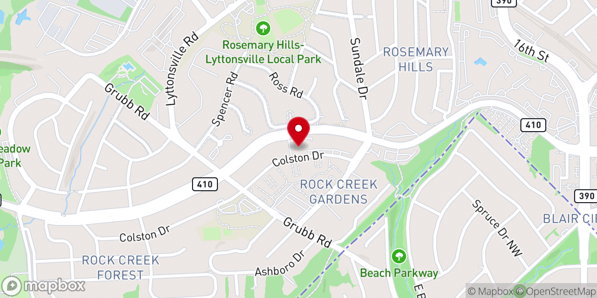 Map showing location of Christ the King Catholic Church