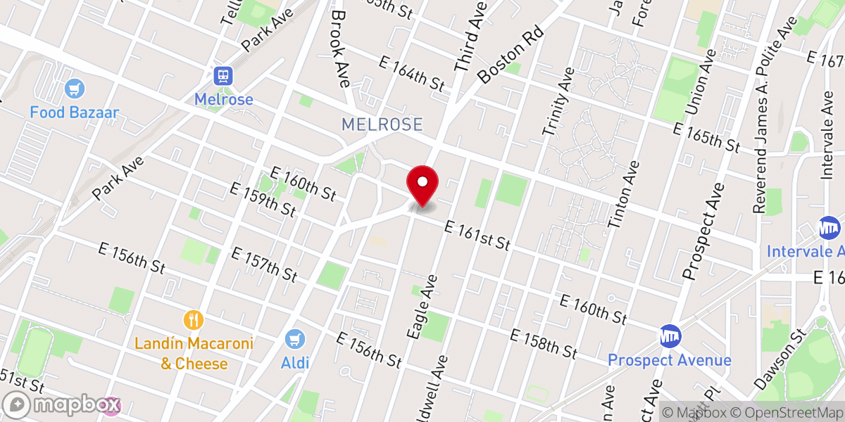 Map showing location of Hephzibah Beulah Evangelical Ministry