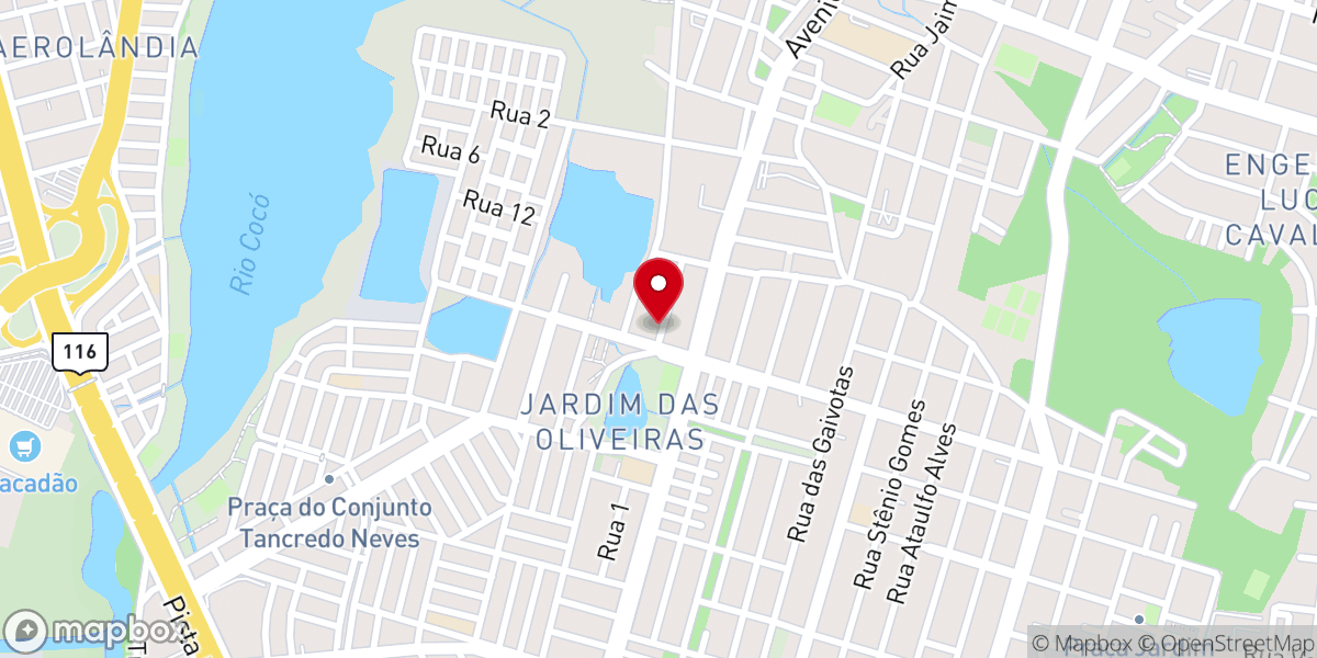 Map showing location of Igreja Batista El Betel de Fortaleza - Jardim das Oliveiras