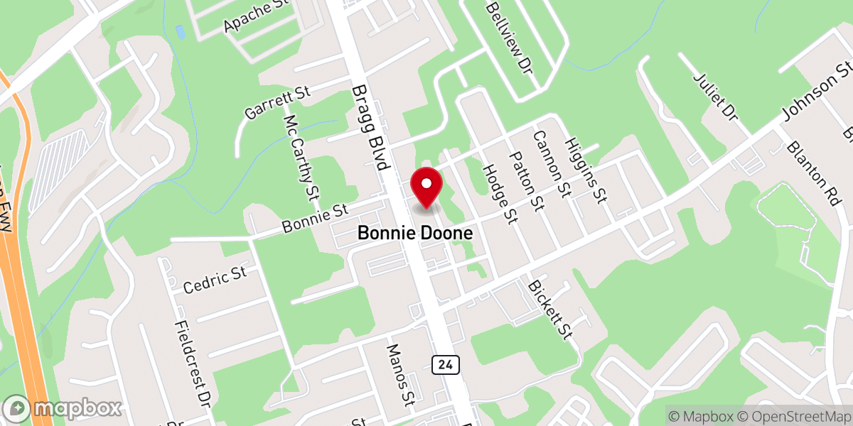 Map showing location of Christ Covenant Baptist Church