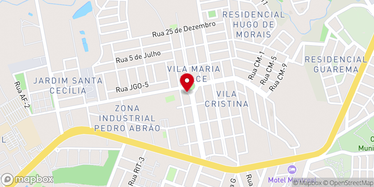 Map showing location of Igreja Universal - Maria Dilce
