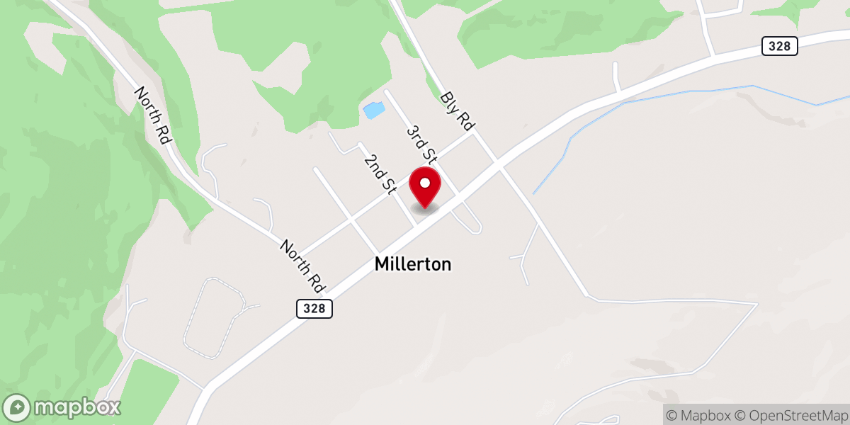 Map showing location of Millerton-Daggett Parish Office