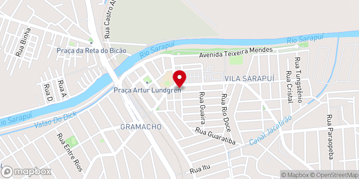 Map showing location of IGREJA EM ESPIRITO E EM VERDADE