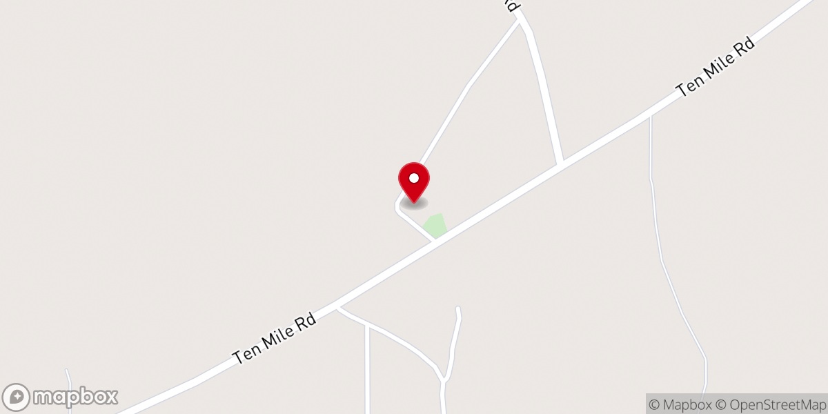 Map showing location of First Pleasant Hill Baptist Church