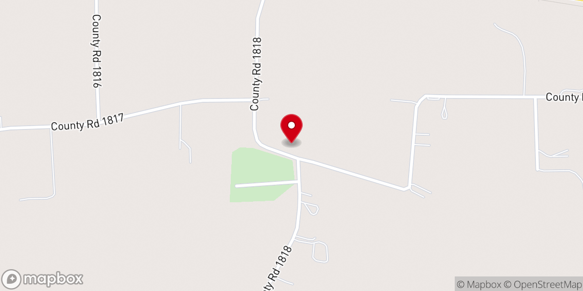 Map showing location of Creagleville Liberty Temple Ch