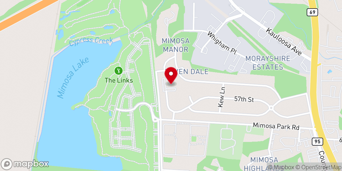 Map showing location of 2nd Christian Community Church