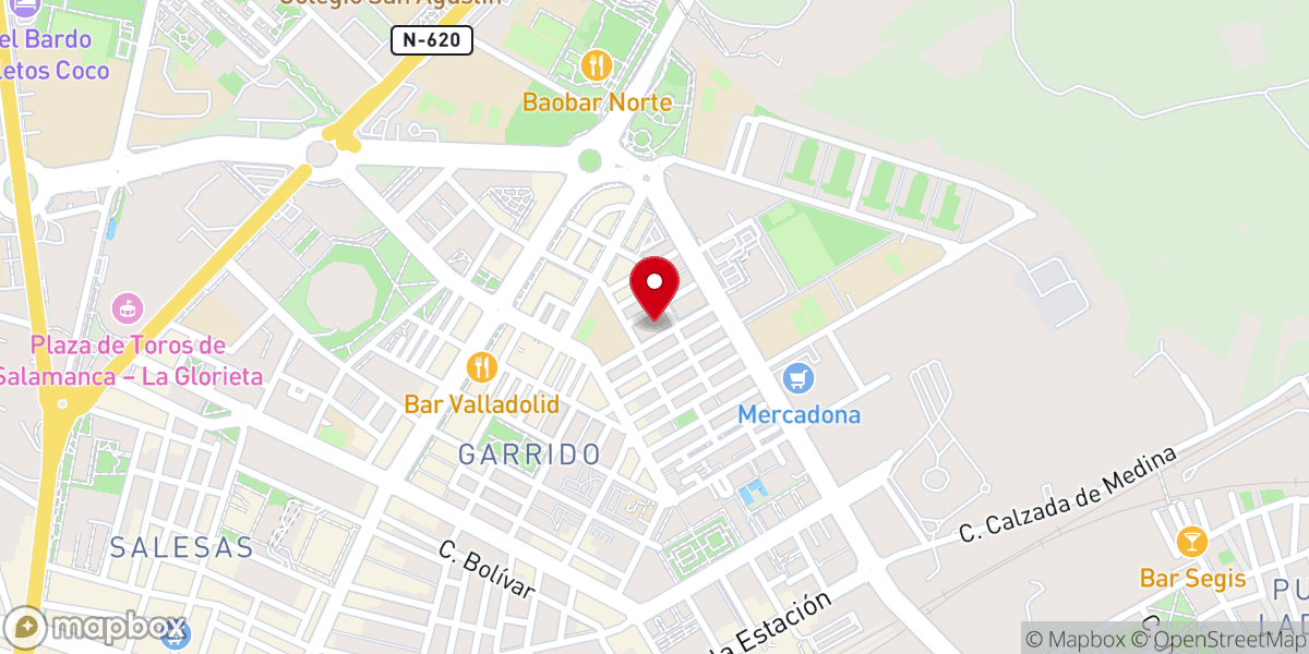 Map showing location of Parroquia de San Mateo