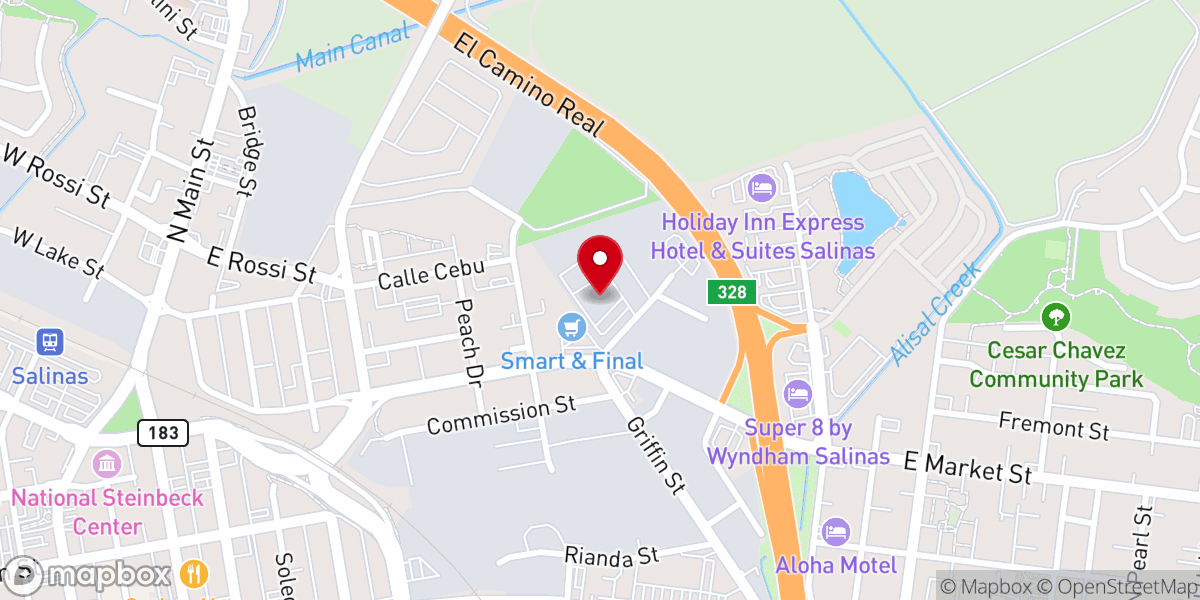 Map showing location of Celebration Church