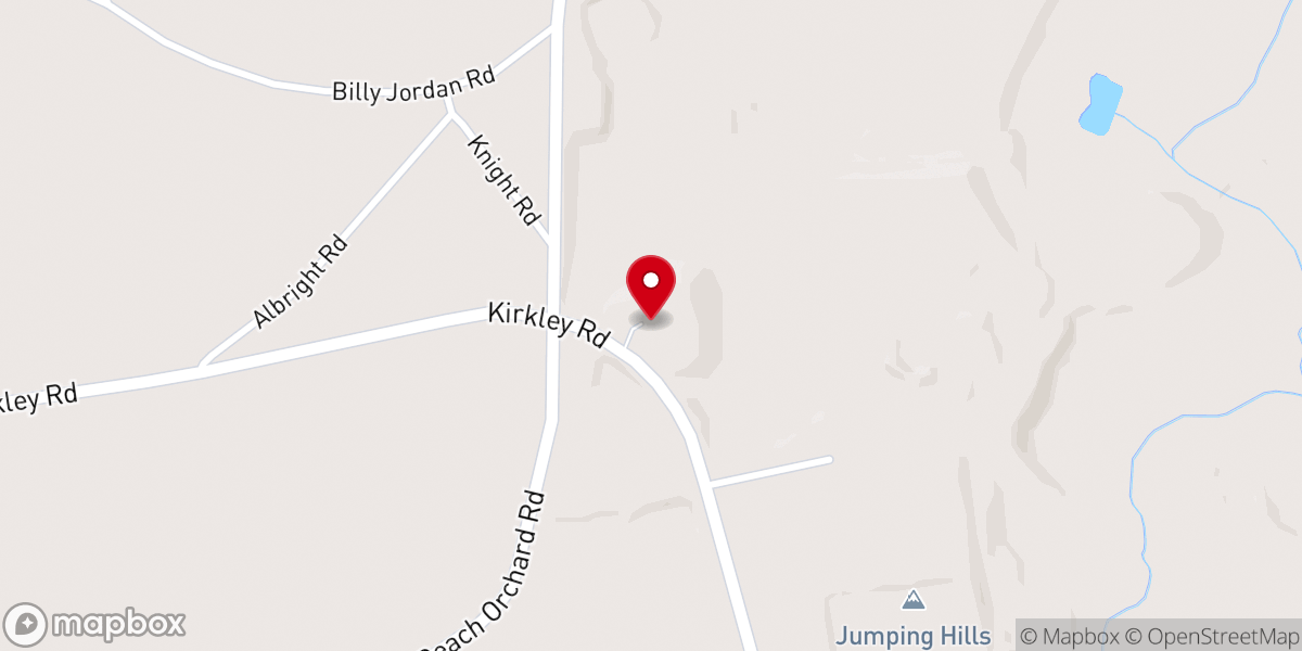 Map showing location of Nicey Grove Church