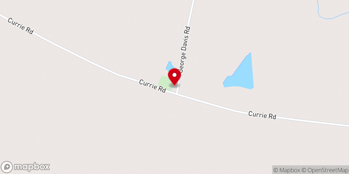 Map showing location of Smyrna United Methodist Church