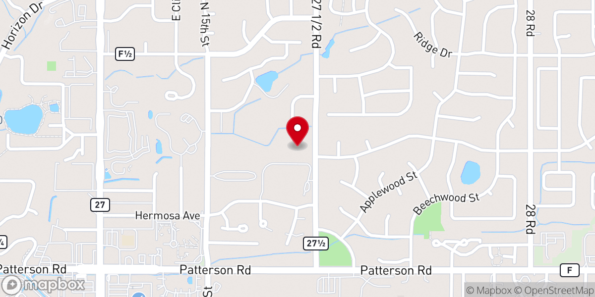 Map showing location of Calvary Bible Church