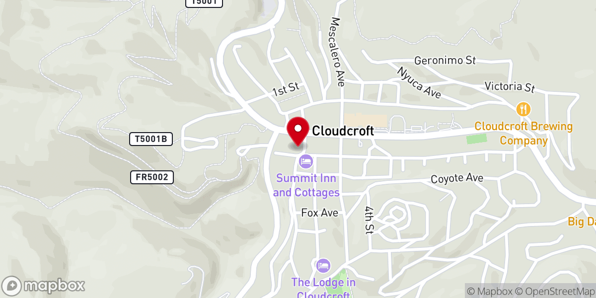 Map showing location of Episcopal Church Of-Ascension