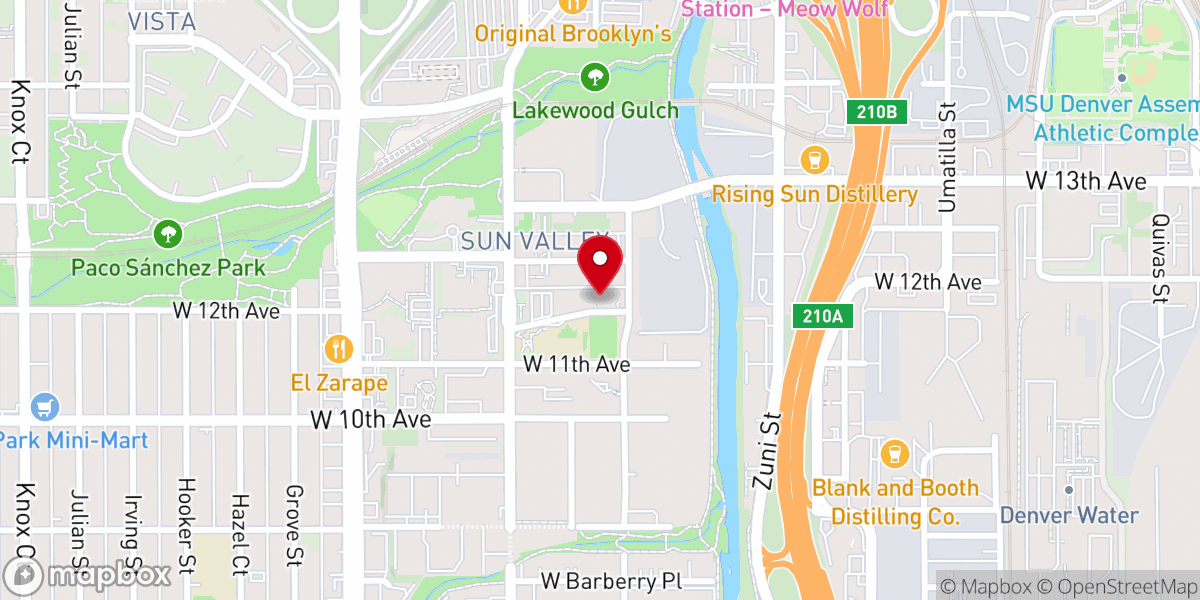 Map showing location of Christian Hope Foundation
