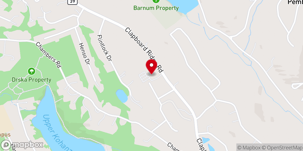 Map showing location of Church of Christ-Danbury