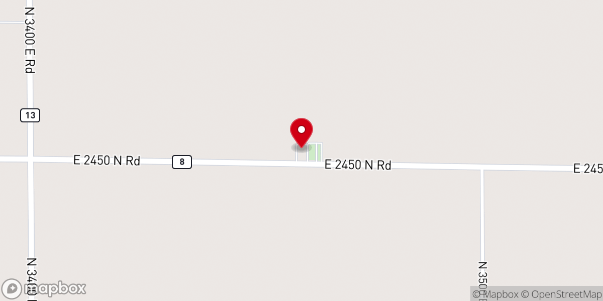 Map showing location of Immanuel Lutheran Church