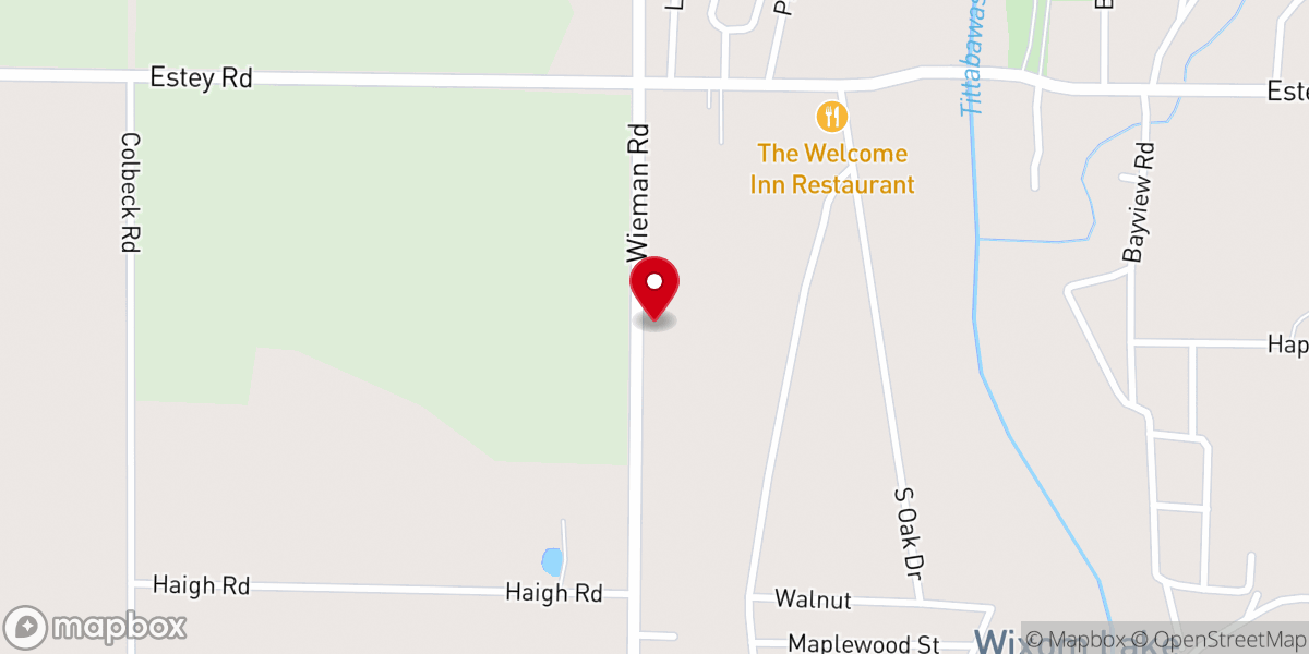 Map showing location of Billings Bible Church