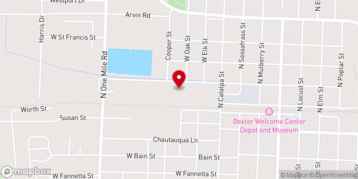 Map showing location of Mile City Christian