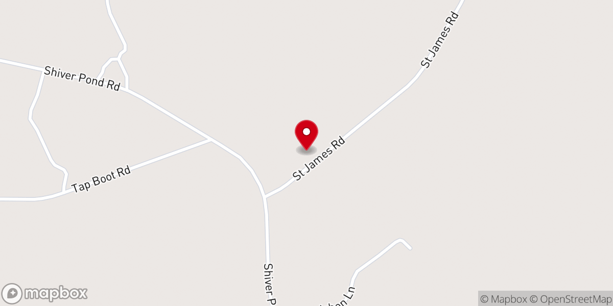 Map showing location of St James Deliverance