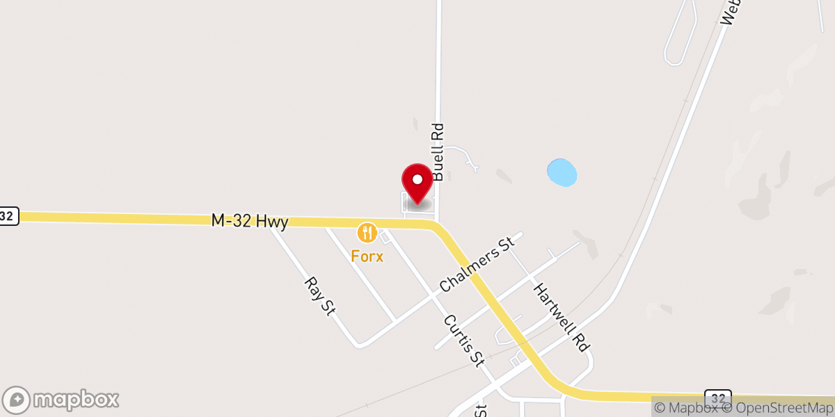 Map showing location of Saint Thomas Aquinas Catholic Parish Church, Elmira