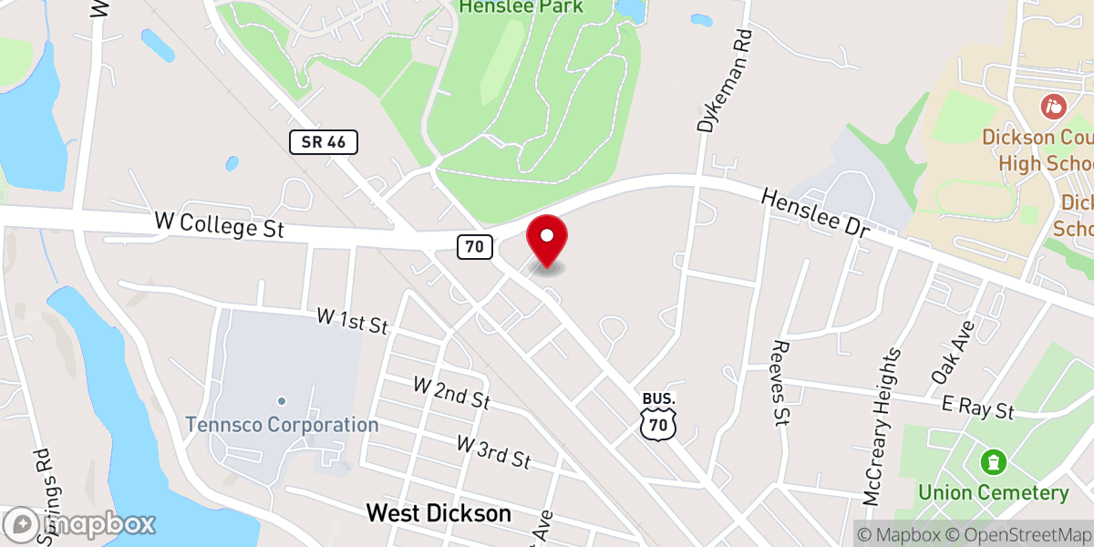 Map showing location of St Christopher's Church