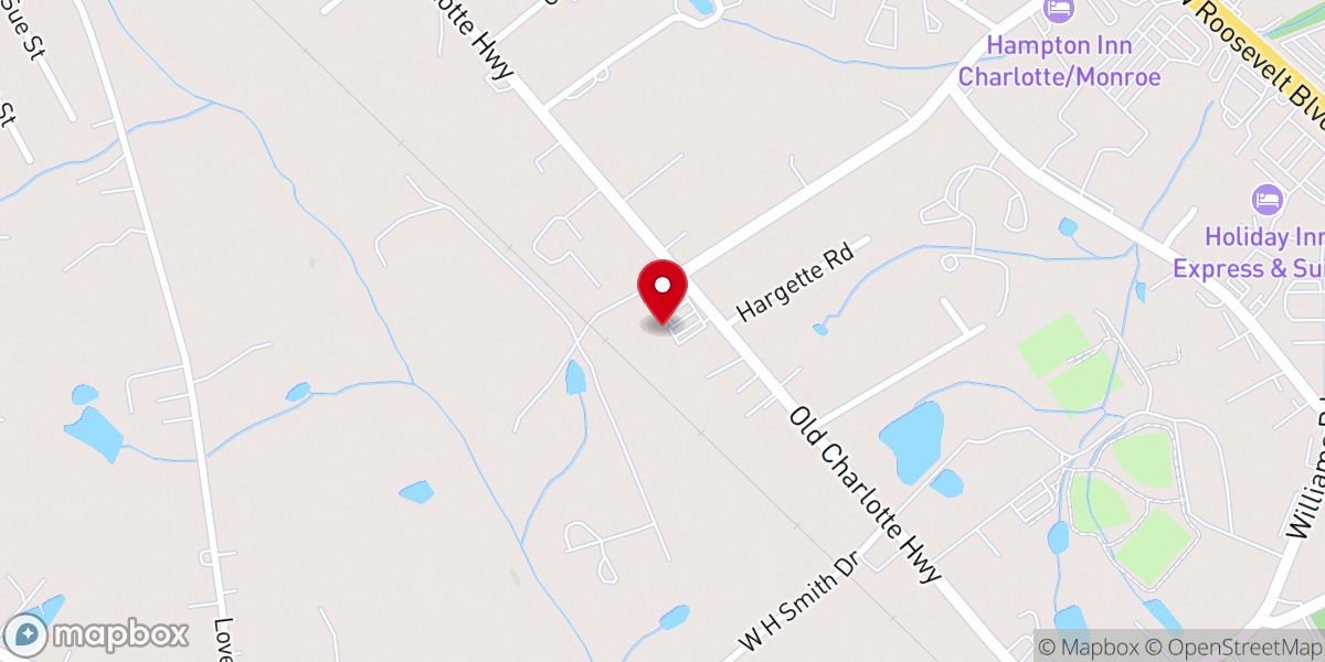Map showing location of Shining Light Baptist Church