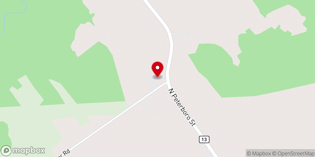 Map showing location of Grace Lutheran Church