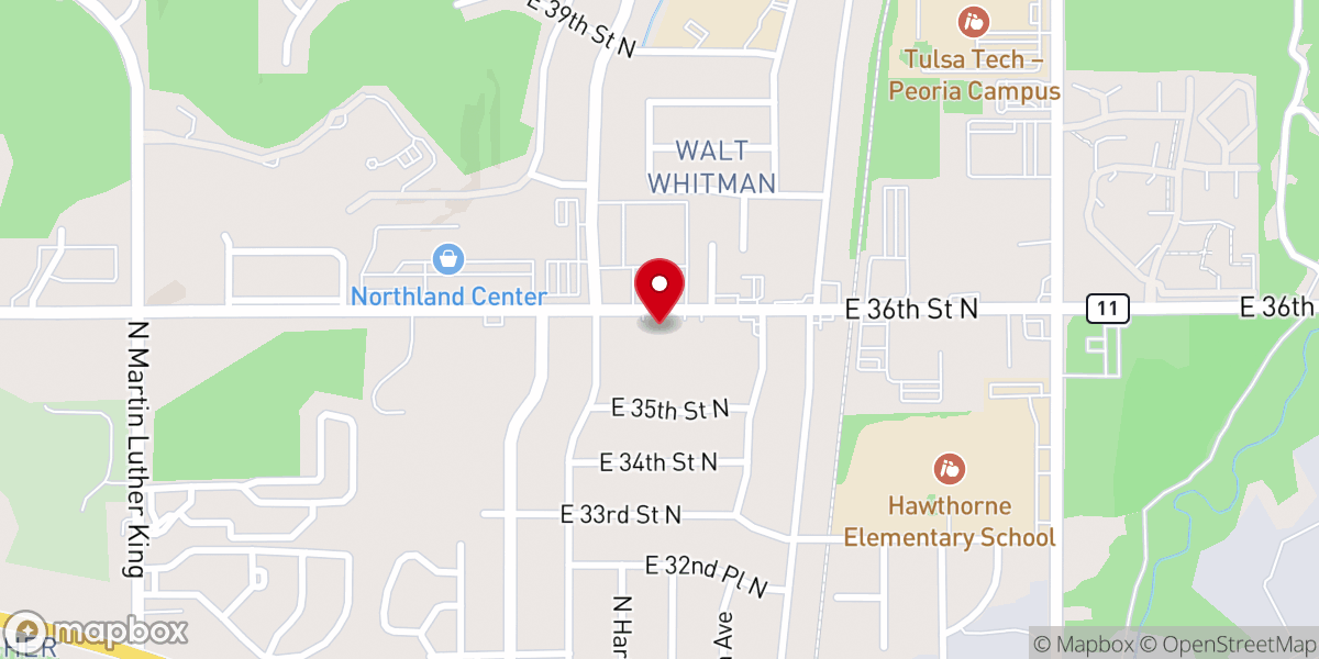 Map showing location of Faith Christian Fellowship Church