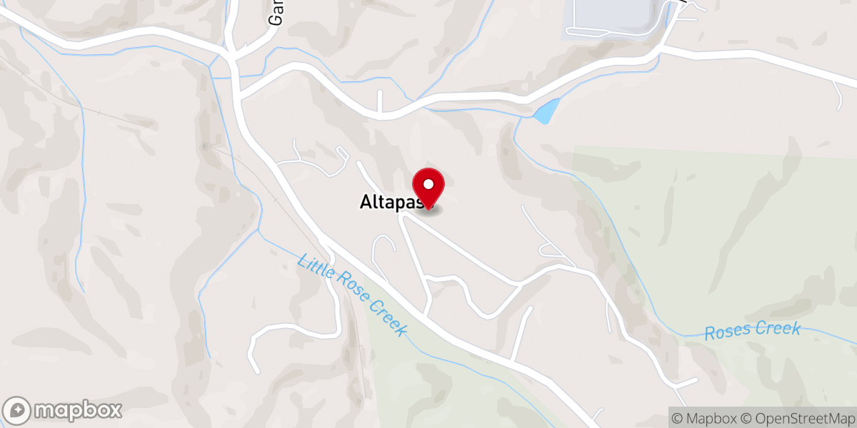 Map showing location of Church of God Camp Meeting