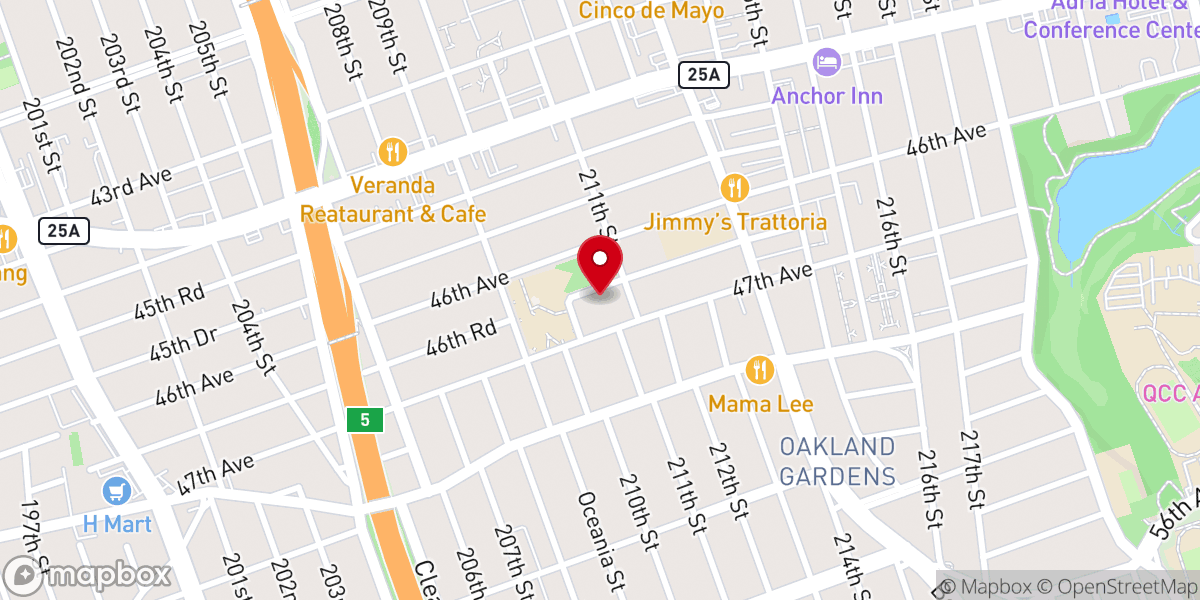 Map showing location of Kwan Um Sa Inc