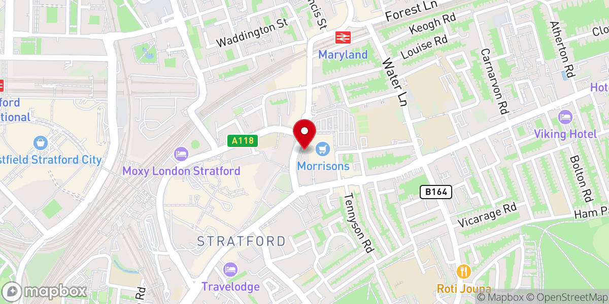 Map showing location of UCKG HelpCentre