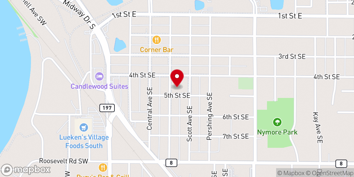 Map showing location of Kingdom Builders Christian School