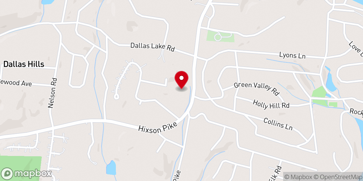 Map showing location of The House Chattanooga