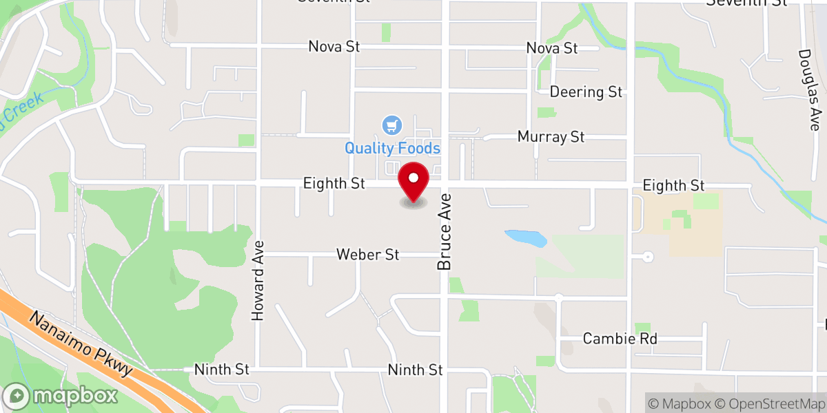Map showing location of Salvation Army
