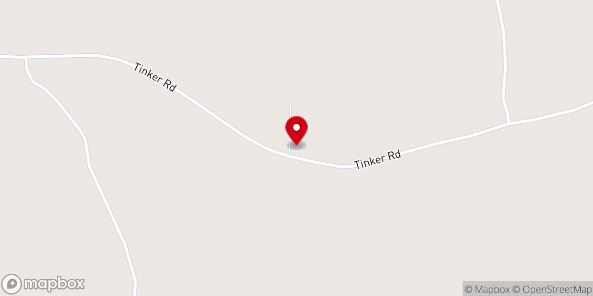 Map showing location of Pleasant Valley Baptist Church