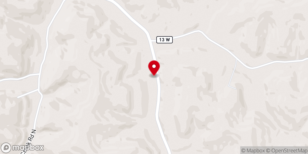 Map showing location of Wilson Loren L