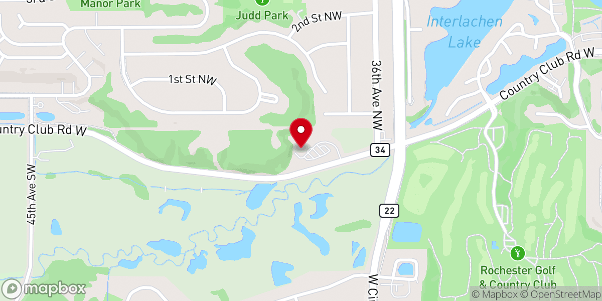 Map showing location of People of Hope Church