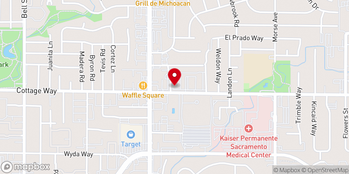 Map showing location of Jenny Lind Church of Christ Non Profit Org