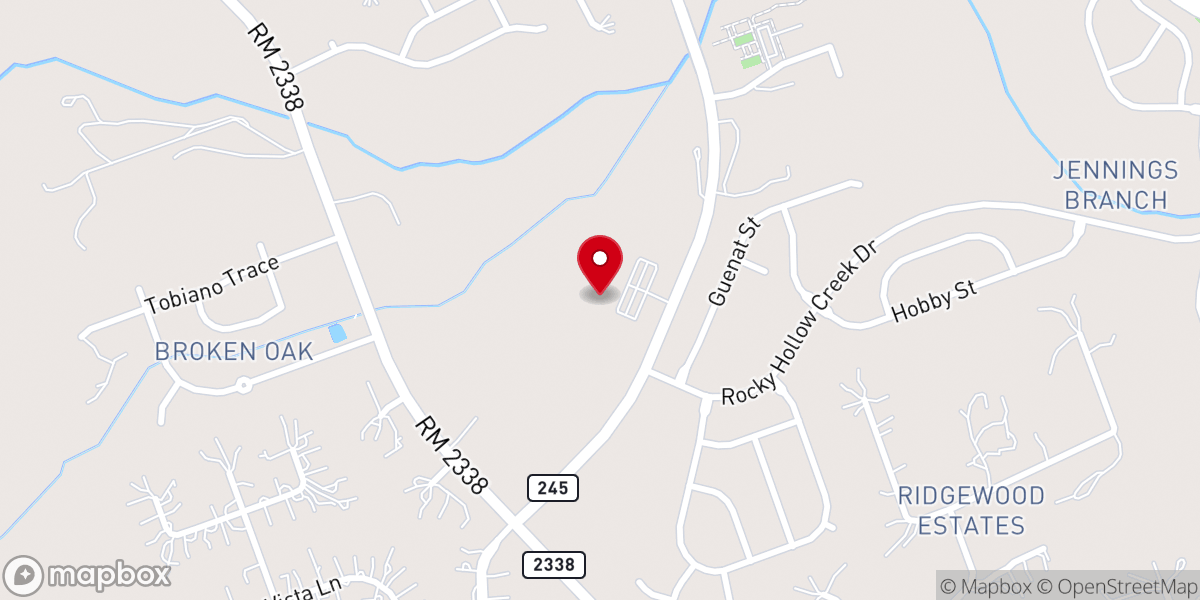 Map showing location of Selah Hills Church