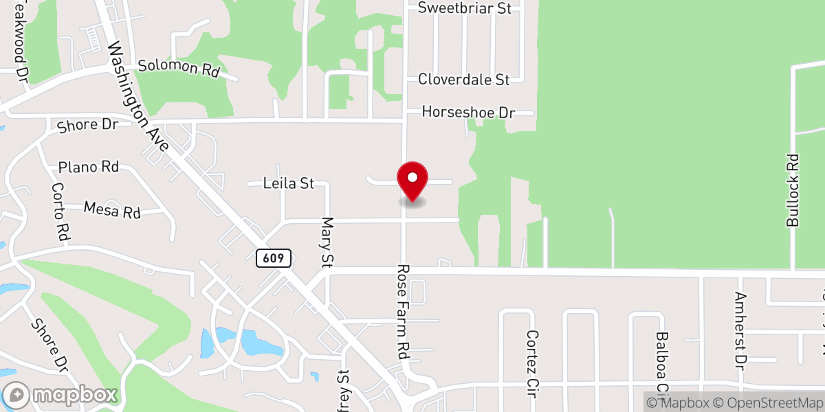 Map showing location of Life Church of Ocean Springs
