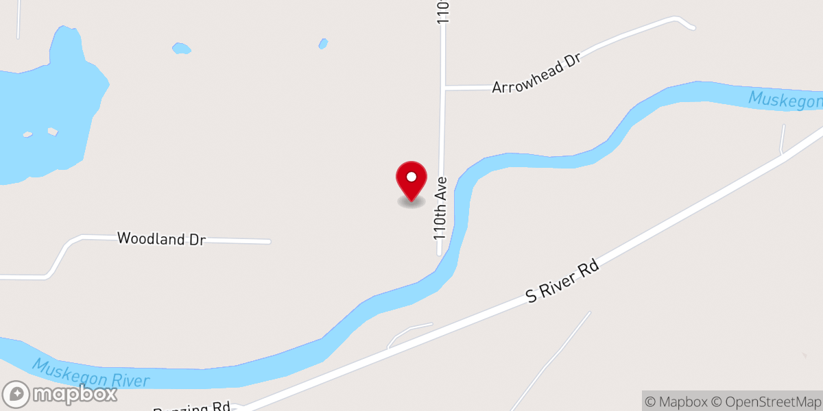 Map showing location of Missionary Church