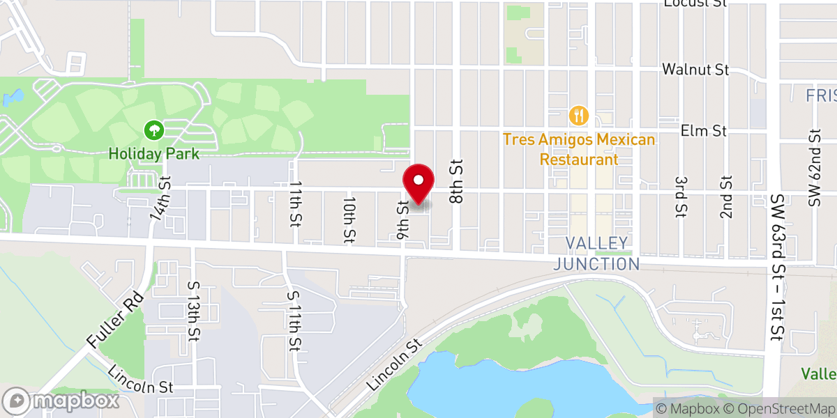 Map showing location of Faith Tabernacle Church of God in Christ