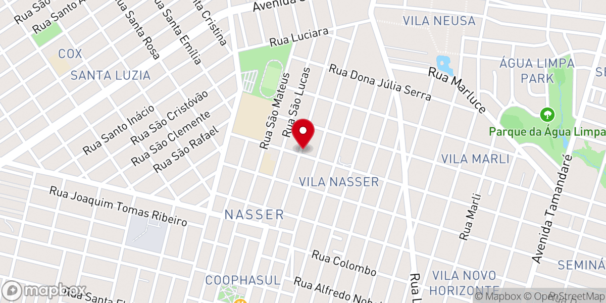 Map showing location of Universal Vila Nasser